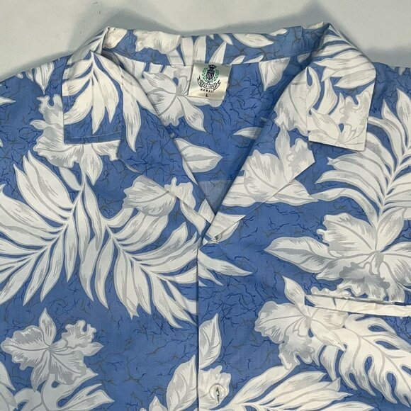 Vintage Royal Creations Hawaii Aloha Floral Hawaiian Shirt Men Size Large - Picture 10 of 14